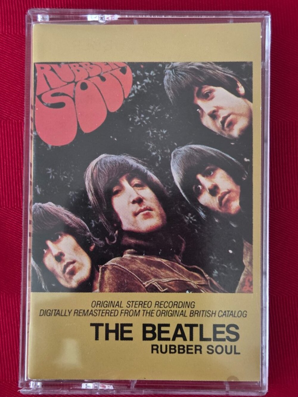 1987 THE BEATLES, RUBBER SOUL CASSETTE!!!